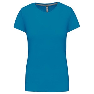 Kariban K380 - CAMISETA DE MANGA CORTA Y ESCOTE REDONDO PARA MUJER Tropical Blue