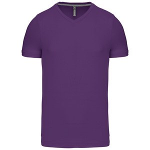 Kariban K357 - CAMISETA DE MANGA CORTA Y CUELLO DE PICO Purple