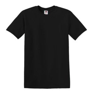 Fruit of the Loom SC6 - Camiseta Original Manga Corta Negro