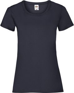 Fruit of the Loom SC61372 - Camiseta de algodón para mujer Deep Navy