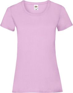 Fruit of the Loom SC61372 - Camiseta de algodón para mujer Light Pink