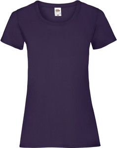 Fruit of the Loom SC61372 - Camiseta de algodón para mujer Purple
