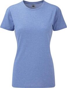 Russell RU165F - Camiseta Polycotton Para Damas Blue Marl
