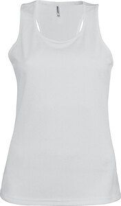 ProAct PA442 - Camiseta Sin Mangas Para Mujer Blanco