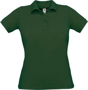 B&C CGPW455 - Camiseta Polo Safran Pure Verde botella