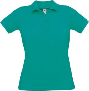B&C CGPW455 - Camiseta Polo Safran Pure Real Turquoise