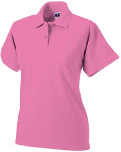 Russell RU569F - Polo Classic Cotton Para Mujeres Fucsia