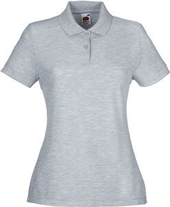 Fruit of the Loom SC63212 - Polo Ladyfit 65/35 (63-212-0) Gris mezcla