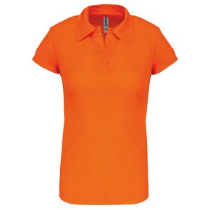 ProAct PA483 - POLO DEPORTIVO DE MANGA CORTA PARA MUJER Naranja