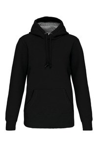 Kariban K443 - SUDADERA CON CAPUCHA Black/Black