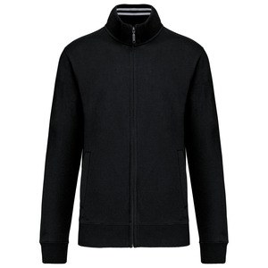 Kariban K456 - CHAQUETA DE FELPA CON CREMALLERA PARA HOMBRE Black/Black