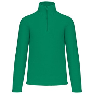 Kariban K912 - ENZO - CHAQUETA MICROPOLAR CON CREMALLERA EN EL CUELLO Verde pradera