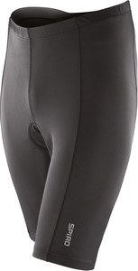 Spiro S187M - Pantalones cortos de ropa de bicicleta acolchada Black/Black