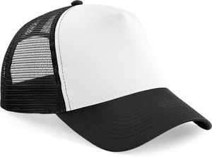 Beechfield B640 - Gorra Camionera (Trucker) Con Mitad En Malla