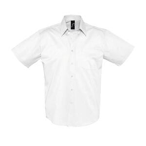 SOL'S 16080 - Brooklyn Camisa Hombre Algodón Twill Manga Corta Blanco