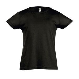 SOL'S 11981 - Cherry Camiseta Niña Negro profundo