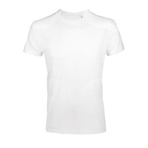SOL'S 00580 - Imperial FIT Camiseta Ajustada Hombre Cuello Redondo Blanco