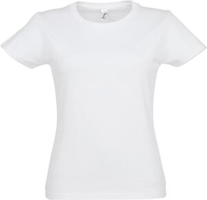 SOL'S 11502 - Imperial WOMEN Camiseta Mujer Cuello Redondo Blanco