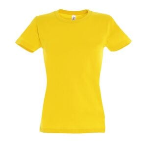 SOL'S 11502 - Imperial WOMEN Camiseta Mujer Cuello Redondo Amarillo