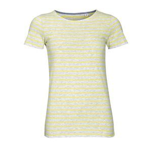 SOLS 01399 - MILES WOMEN Camiseta Mujer Cuello Redondo A Rayas