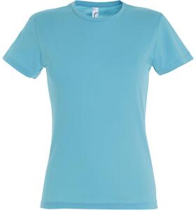 SOL'S 11386 - MISS Camiseta Mujer Azul atolón