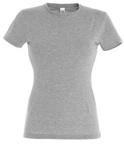 SOL'S 11386 - MISS Camiseta Mujer Heather gris