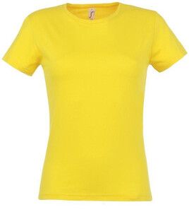 SOL'S 11386 - MISS Camiseta Mujer Amarillo