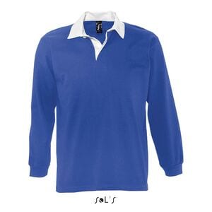 SOL'S 11313 - Polo Unisex Manga Larga Pack Real Azul