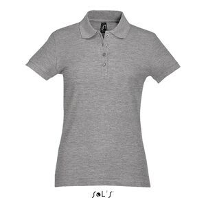 SOL'S 11338 - PASSION Polo Mujer Manga Corta Heather gris