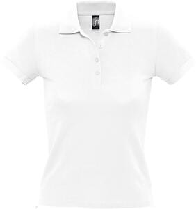 SOL'S 11310 - PEOPLE Polo Piqué Mujer Blanco