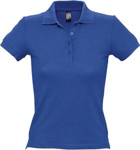 SOL'S 11310 - PEOPLE Polo Piqué Mujer Real Azul
