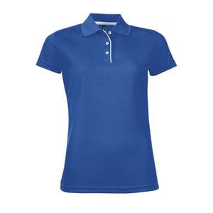 SOL'S 01179 - PERFORMER WOMEN Polo De Mujer Deportivo Real Azul