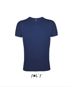 SOL'S 00553 - REGENT FIT Camiseta Ajustada Hombre Cuello Redondo French marino