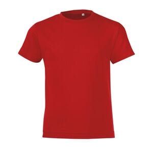 SOL'S 01183 - REGENT FIT KIDS Camiseta Niños Cuello Redondo Rojo