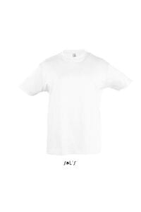 SOL'S 11970 - REGENT KIDS Camiseta Niño Cuello Redondo Blanco