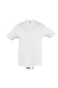 SOL'S 11970 - REGENT KIDS Camiseta Niño Cuello Redondo Blanc chiné
