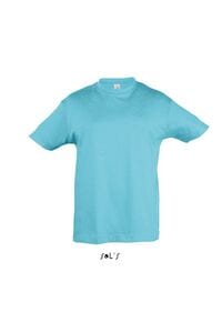 SOL'S 11970 - REGENT KIDS Camiseta Niño Cuello Redondo Azul atolón