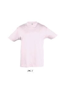 SOL'S 11970 - REGENT KIDS Camiseta Niño Cuello Redondo Luz de color rosa