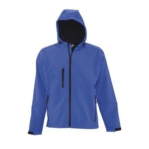 SOL'S 46602 - REPLAY MEN Chaqueta De Hombre Softshell Con Capucha Real Azul