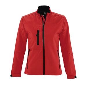 SOL'S 46800 - ROXY Chaqueta Softshell De Mujer Con Cremallera Rojo chili