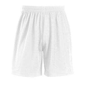 SOL'S 01221 - SAN SIRO 2 Pantalones Cortos Básicos De Adulto Blanco