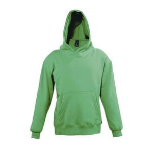 SOL'S 13255 - SLAM KIDS Sudadera Niño Con Capucha Verde pradera