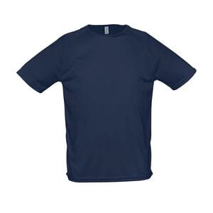 SOL'S 11939 - SPORTY Camiseta Hombre Manga Raglán French marino