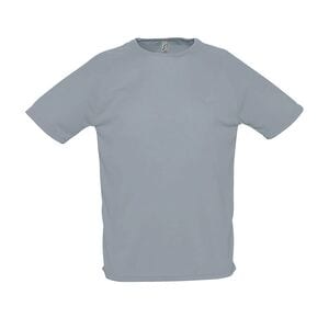 SOL'S 11939 - SPORTY Camiseta Hombre Manga Raglán Gris puro