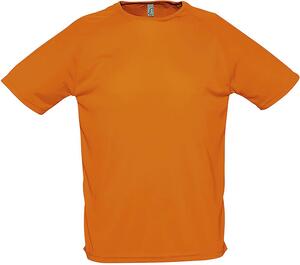 SOL'S 11939 - SPORTY Camiseta Hombre Manga Raglán Naranja