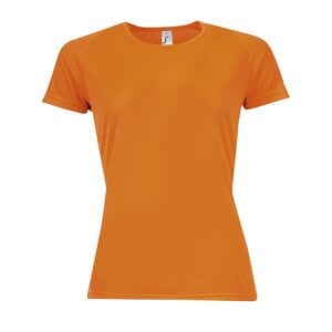SOL'S 01159 - SPORTY WOMEN Camiseta De Mujer Mangas Raglán Orange fluo