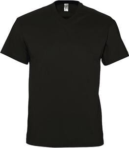 SOL'S 11150 - VICTORY Camiseta Hombre Cuello Pico Negro profundo