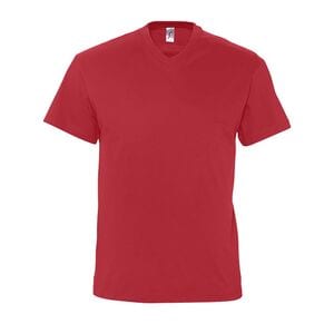 SOL'S 11150 - VICTORY Camiseta Hombre Cuello Pico Rojo