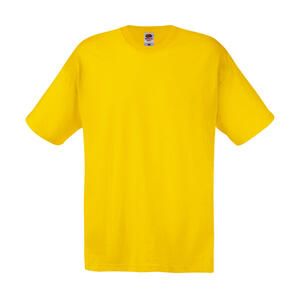 Fruit of the Loom 61-082-0 - Camiseta de Corte Completo Original Amarillo