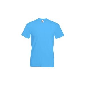 Fruit of the Loom 61-066-0 - Camiseta con Cuello en V Azure Blue